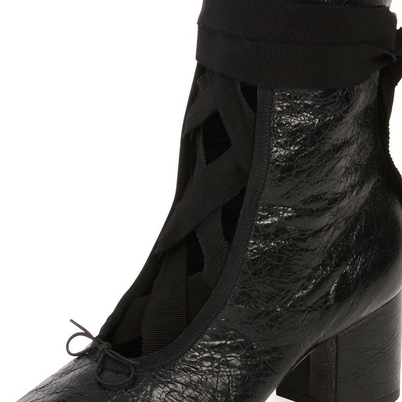 EUC VALENTINO YES BOTTLE BALLET SHOES &THEY ROCK - Picture 4 of 8